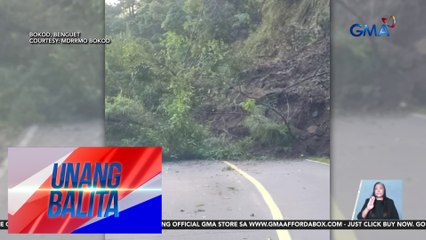 Masamang panahon, nagdulot ng landslide | Unang Balita