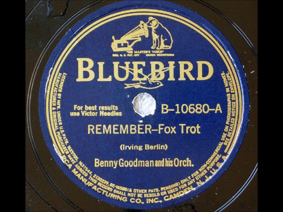 Benny Goodman & His Orchestra - Remember (1936)