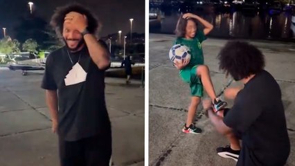 Hijo de Marcelo demuestra que el talento se lleva en la sangre