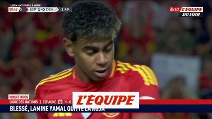 Victime d'une gêne musculaire, Lamine Yamal quitte la sélection espagnole - Foot - Ligue des nations