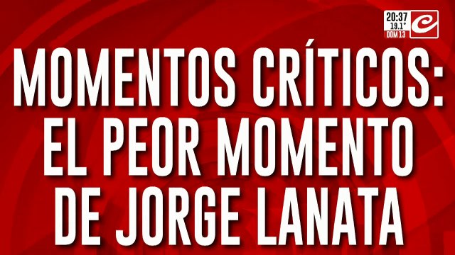 Momento críticos: el peor momento de Jorge Lanata