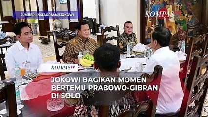 Jokowi Kembali Bertemu Prabowo, Kali Ini Ada Gibran
