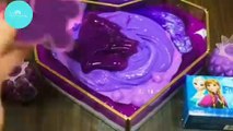 Purple  ASMR slime mixing with some glitter and shimmer