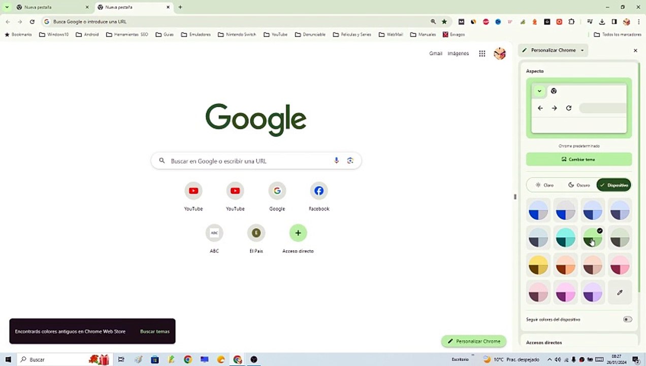  Como PONER una FOTO como FONDO de GOOGLE CHROME FÁCIL y RÁPIDO