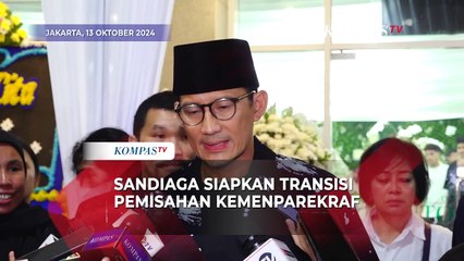 Sandiaga Uno soal Pemisahan Kemenparekraf: Sudah Disiapkan
