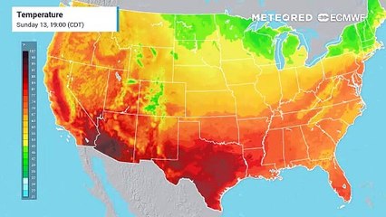 A series of fronts brings cooler weather to the Plains