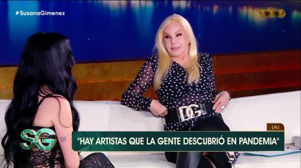 Lali Espósito, con Susana Giménez