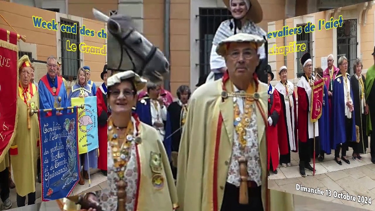 Grand chapitre de l'aiet avec défilé , messe et spectacle - 13oct2024 trets