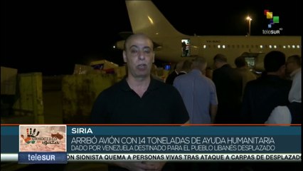 Siria recibió primer cargamento de ayuda humanitaria por parte de Venezuela