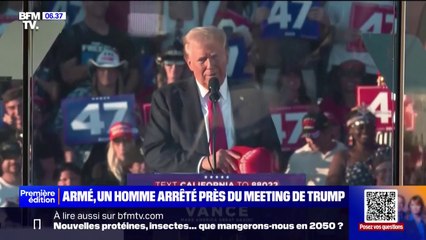 Un homme lourdement armé interpellé à proximité d'un meeting de Donald Trump