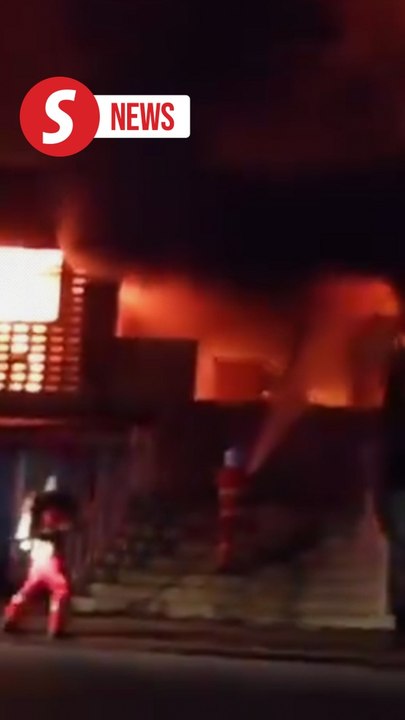 Pasar Besar Kuala Krai ravaged in fire