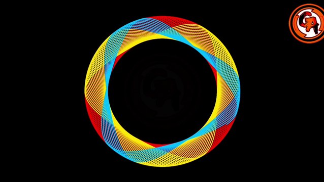 (VIDEO #0051) ️️ DIBUJANDO un hermoso diseño con marcadores de colores y un espirógrafo.