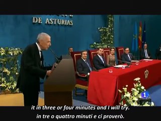Discorso di Leonard Cohen al  Prince of Asturias Award  2011 (Sottotitolato in italiano)