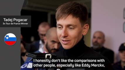'I like to go my own road' - Pogacar on Merckx comparisons