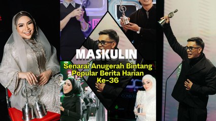 Senarai Anugerah Bintang Popular Berita Harian Ke-36