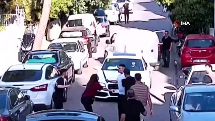 Video Haber | Marmaris'te şehrin göbeğindeki palalı kavga