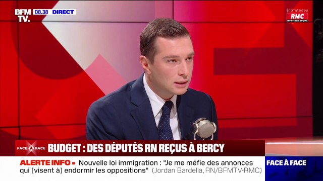 Je me réjouis que le Premier ministre (...) ait rappelé à l'ordre son ministre de l'Économie : Jordan Bardella revient sur les propos d'Antoine Armand qui affirmait que le RN ne faisait pas partie de l'arc républicain