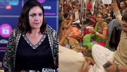 Pooja Bhatt Angry On Mumbai Metro Jai Shri Ram Chanting and Garba Dance Video Viral, Troll