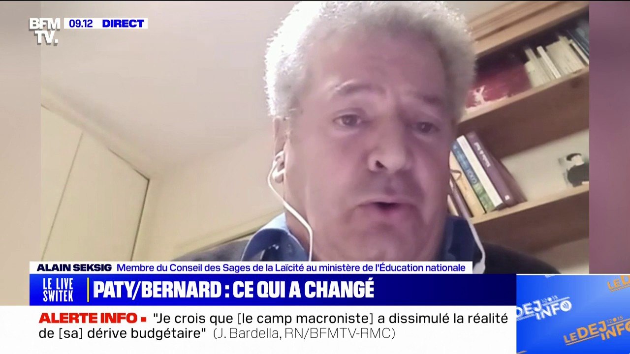 Hommage à Samuel Paty et Dominique Bernard: "L'école a des ennemis et nous devons faire front", souligne Alain Seksig, membre du Conseil des sages de la laïcité