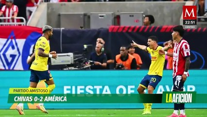 Chivas sufre derrota ante América en amistoso tras salida de Fernando Gago