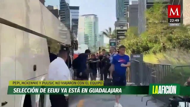 Estados Unidos llega custodiado para enfrentar a México en el duelo