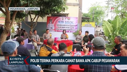 Polisi Terima Perkara Camat Bawa APK Cabup Pesawaran