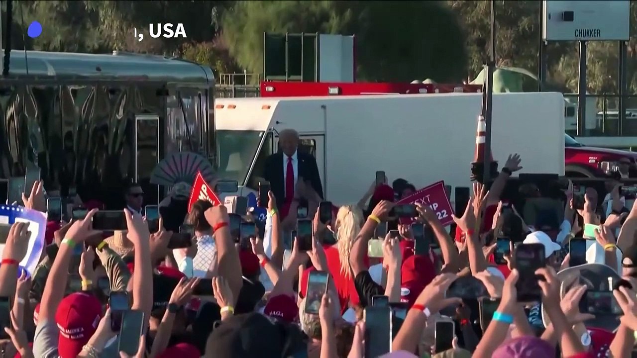 Trump-Auftritt in Kalifornien: Bewaffneter in der Nähe festgenommen