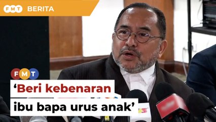 Peguam GISBH mohon benar ibu bapa bantu urus anak