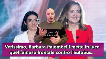 Verissimo, Barbara Palombelli mette in luce quel famoso frontale contro l'autobus...