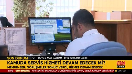 SON DAKİKA | Kamuda servis hizmeti devam edecek
