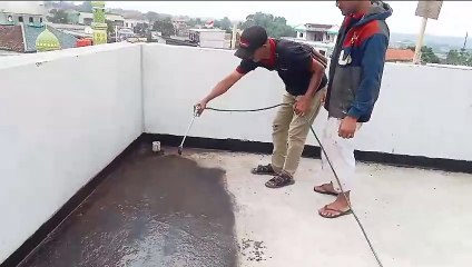 Cara Memperbaiki Dak Beton Bocor Menggunakan Aspal Cair Tanpa Bongkar