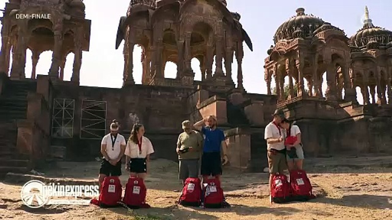 Claire et Christophé éliminés lors de la demi-finale de "Pékin Express". M6