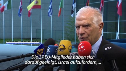 Borrell nennt Angriffe auf Blauhelme im Libanon "völlig inakzeptabel"