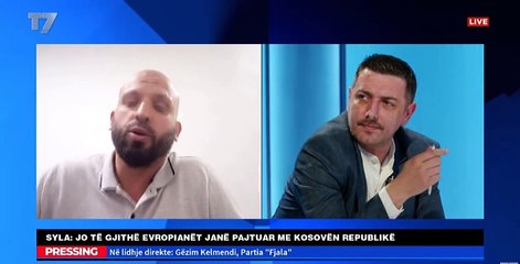 Gëzim Kelmendi - Debati për fenë në emisionin Pressing nëT7 (linja e parë telefonike)