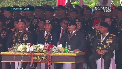 Download Video: Ekspresi Jokowi, Prabowo, hingga Kapolri Lihat Aksi Polwan Hormat dari Atas Motor hingga Bermanuver