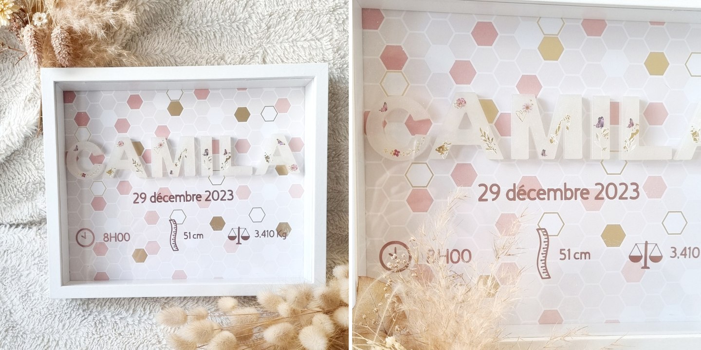 Tutoriel : fabriquer un cadre de naissance avec...