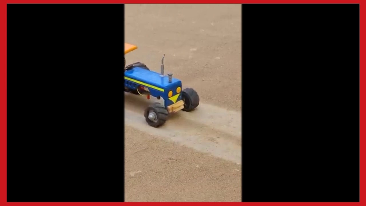 diy tractor mini service station science project