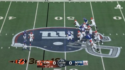 Resumen de los Bengals vs Giants de la NFL