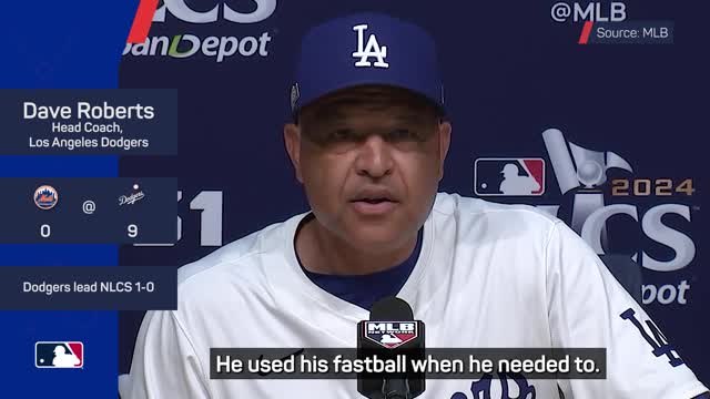 Flaherty delivers 'pitching clinic' for dominant Dodgers