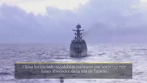 China inicia maniobras militares en la isla de Taiwán