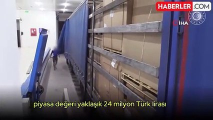 Hamzabeyli Sınır Kapısı'nda 24 Milyon Liralık Kaçak Elektronik Sigara Ele Geçirildi