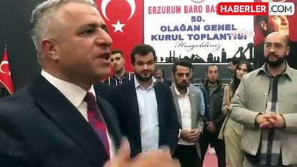 Erzurum Barosu'nun Yeni Başkanı Mesut Öner Oldu