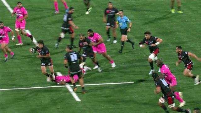 TOP 14 - Essai de Monty IOANE (LOU) - LOU Rugby – Stade Français Paris