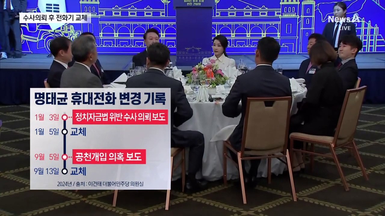 명태균, 수사 의뢰·의혹 보도 후 휴대전화 2차례 교체