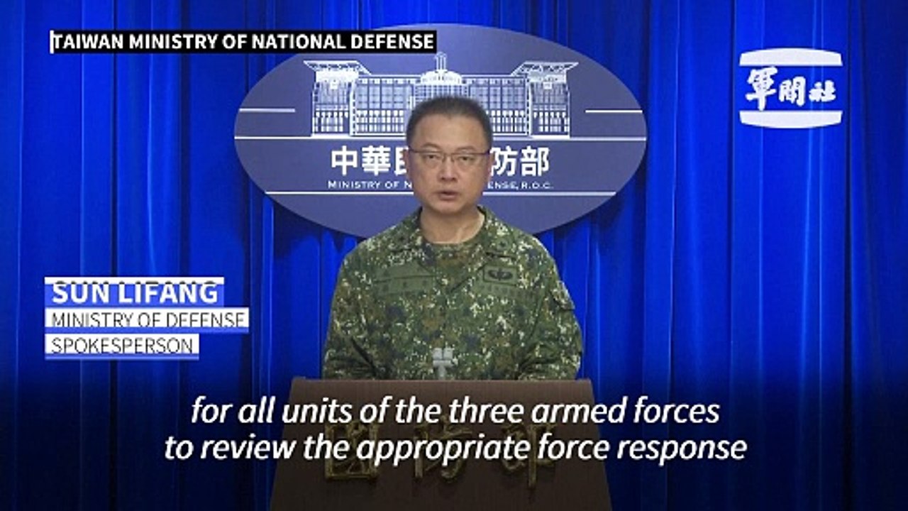 Taiwan on 'heightened alert' after Chinese military encircles island