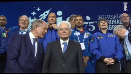 Spazio, Mattarella a inaugurazione Iac 2024 a Milano
