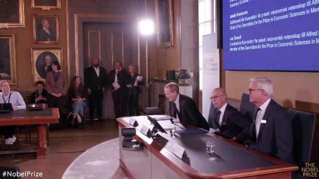 Daron Acemoglu, Simon Johnson y James A. Robinson, galardonados con el Nobel de Economía