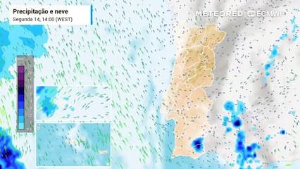 A chuva volta a Portugal, de forma abundante, já a partir de amanhã, terça-feira!