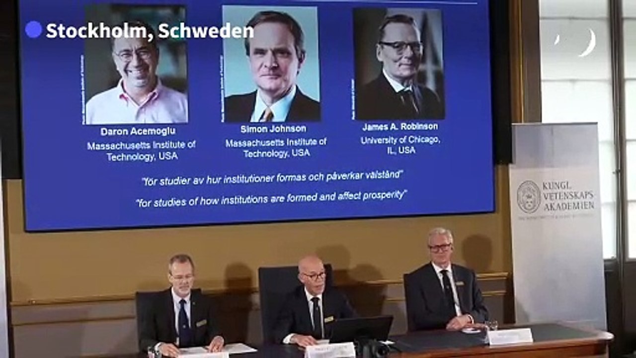 Wirtschaftsnobelpreis geht an Forschertrio in den USA