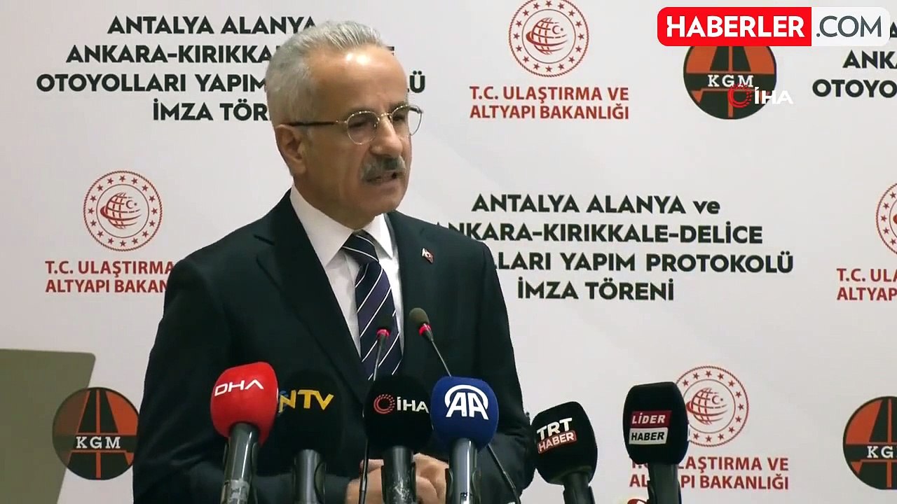 Bakan Uraloğlu: Antalya-Alanya Otoyolu ile 6,6 Milyar Lira Tasarruf